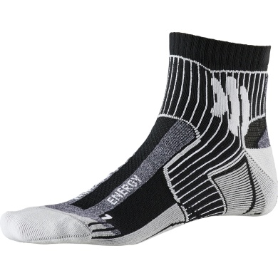 X-Socks Laufsocke Marathon Energy (Langstrecke) schwarz/grau Herren - 1 Paar